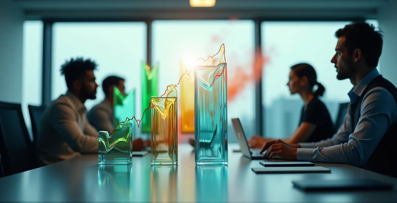 Graphique de scores de freinage télématiques sur écran de gestion de flotte