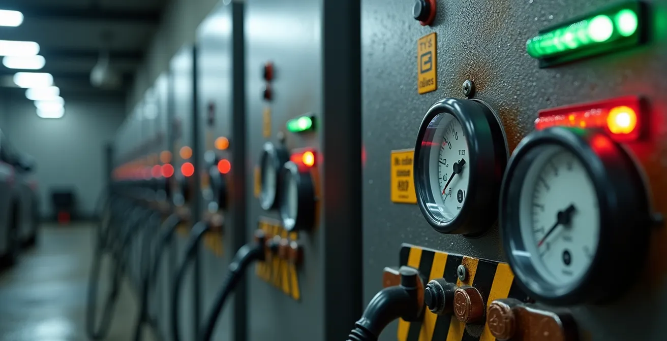 Système de gestion énergétique intelligente dans un dépôt de véhicules électriques